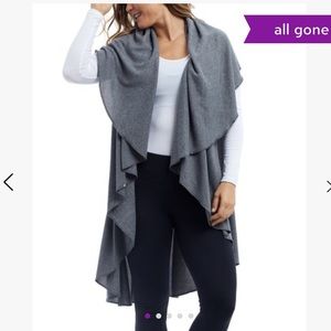 Balance Collection Heather Gray Leisure Wrap